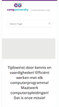Mobile Screenshot of compuniversity.nl